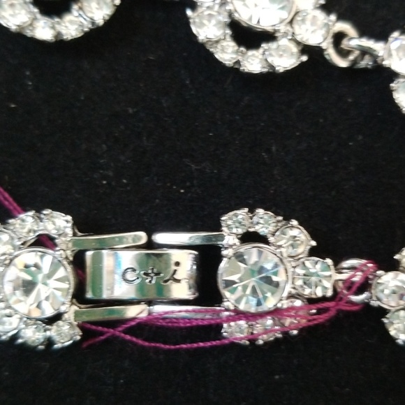 Statement bracelet bridal collection Chloe and Isabel faux diamond detail - Picture 3 of 3